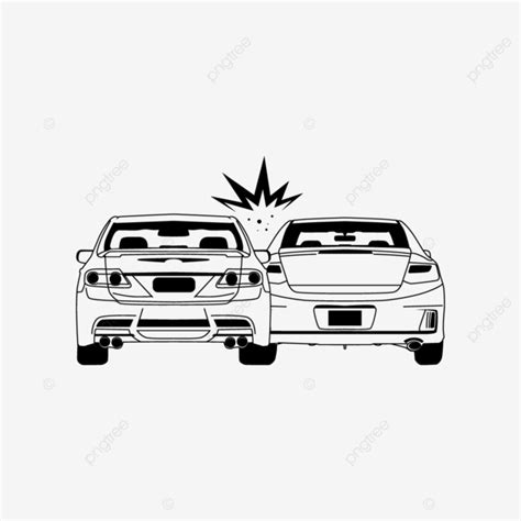 Car Transport Crash Accident Drawing Design Car Crash Car Accident