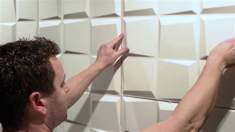 How To Apply 3d Wall Panels Youtube