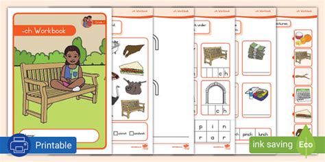 Grade 1 Phonics Ch Workbook L Enseignant A Fait Twinkl