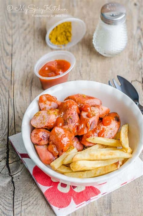 Currywurst, German Street Food - MySpicyKitchen