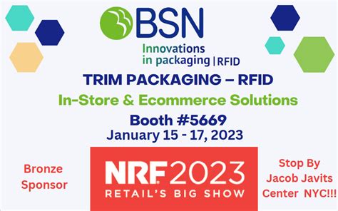 NRF 2023 – Retail’s Big Show - BSN Innovations in Packaging | RFID NRF 2023 – Retail’s Big Show