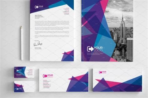 30+ Best Stationery PSD Template Designs for Branding - Graphic Cloud