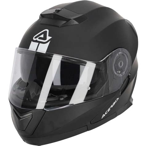 Casco Moto Modulare Acerbis Doppia Visiera Serel 22 06 Nero Opaco Vendita Online Outletmoto Eu