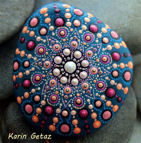 Painted Rocks Painted Stones Rock Art Mandala Stone Mandala Art