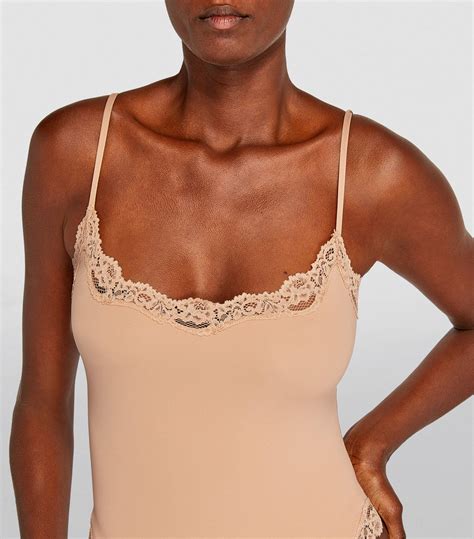 Womens Skims Nude Fits Everybody Lace Trim Cami Bodysuit Harrods Uk