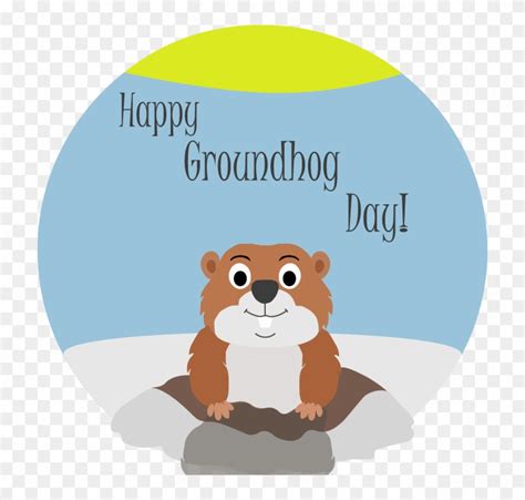 Happy Groundhog Day Clipart