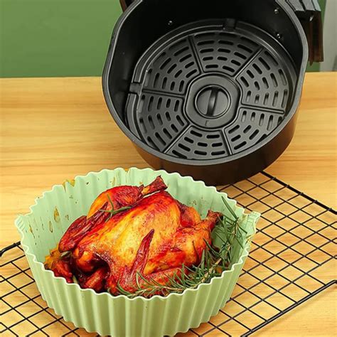 Forma Assadeira Para Fritadeira Air Fryer Em Silicone Flex Vel Lav Vel