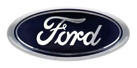 Emblema Adesivo Alto Relevo Logo Ford Oval Porta Mala E Grade Frontal N