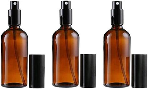 Amazon Vivaplex Amber 1 Oz Glass Bottles With Black Fine Mist