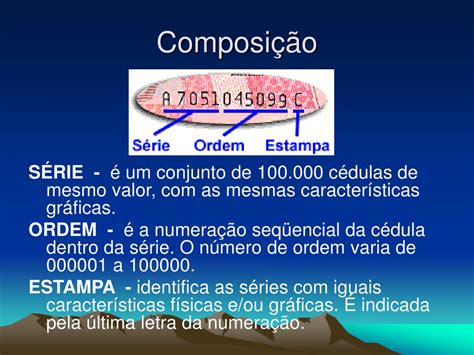 PPT Numeração das cédulas de Real PowerPoint Presentation free