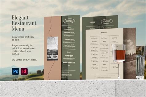 Restaurant Food Menu Template Design