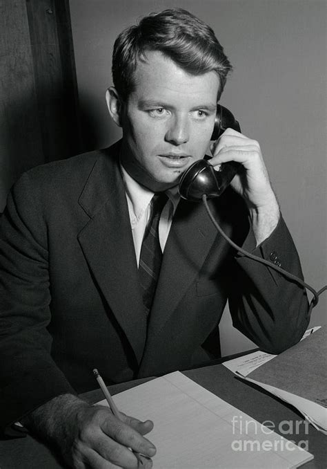 Robert Kennedy Attending Investigation Photograph By Bettmann Fine