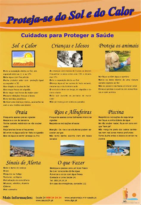 Jornal de Nisa SAÚDE Tome cuidado o calor Proteja se do sol