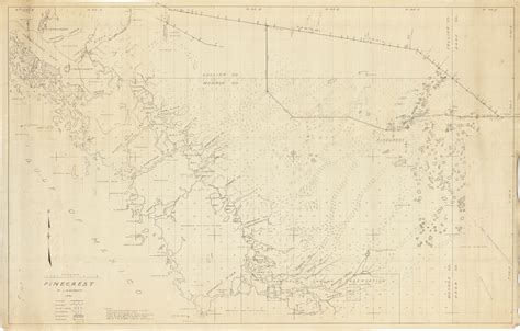 Unrecorded and intriguing map of northern Monroe County, Florida and ...