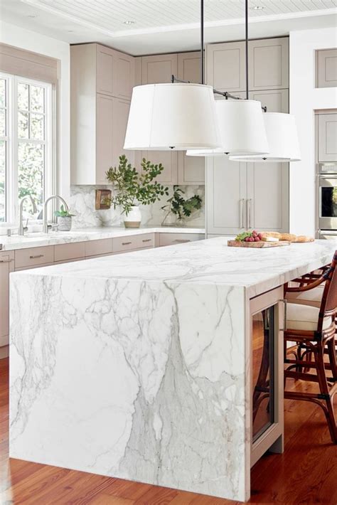 39 Wonderful Kitchen Waterfall Edge Island Countertop