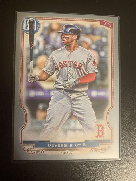 Topps Gypsy Queen Silver Rafael Devers For Sale Online Ebay