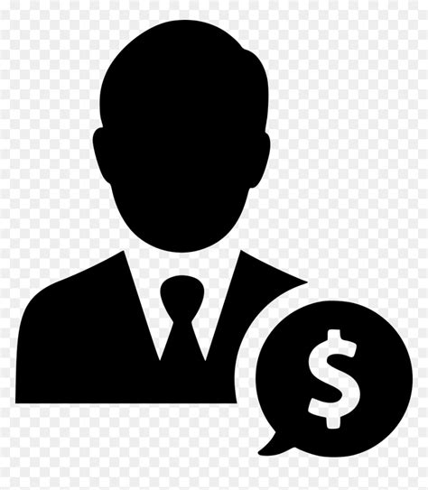 Businessman Earnings Salesman Salesman Icon Png Transparent Png Vhv