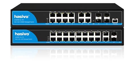 8 16 Port Managed Ethernet Switch With 4 Gigabit Combo Gigabit L2 Vlan Managed Switch Qos Lacp ...