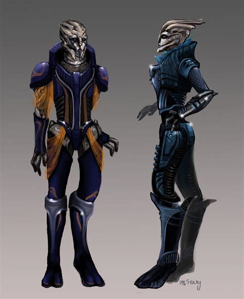 Female Turian Concept By Nwalme On DeviantArt