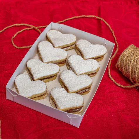 Caja De Alfajores Para San Valent N Reposteria Para San Valentin