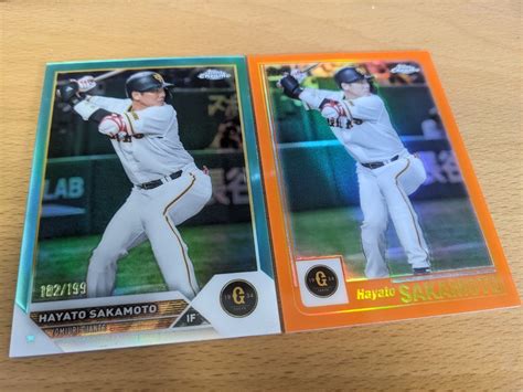 Yahooオークション 2023 Topps Chrome Npb 坂本勇人 2001 Orange 25