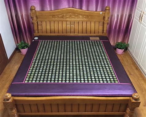 Healthcare Jade Massage Mattress With Heating Function Korea Bed Cushion 3 Size For Your Choice