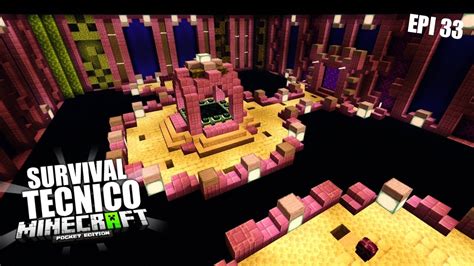 Survival T Cnico Bedrock Decoraci N Al Portal Del End End Hub