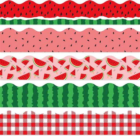 Amazon Whaline Ft Watermelon Bulletin Board Borders Red Green