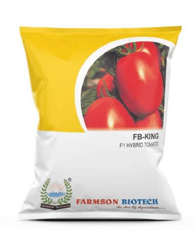 Farmson Biotech Red Fb King F1 Hybrid Tomato Seeds Solanum