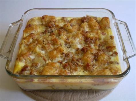 Breakfast Casserole Seasoned With Country Gravy Recipe