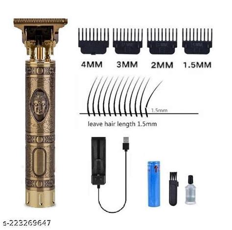 Rechargeable Beard Hair Trimmer For Men Buddha Style Trimmer