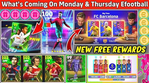 😱whats Coming On Monday And Thursday Efootball 2024 Mobile 3 Free