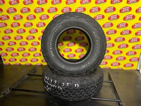 Lt23575r15 Bfgoodrich All Terrain Ta Ko2 Used All Weather Tires