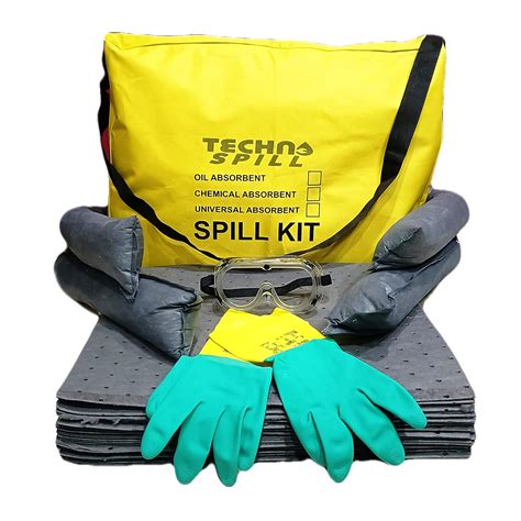 TECHNOSPILL Universal Spill Kit 75Liter Absorb All Type Of Liquids