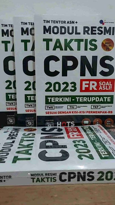 Buku Modul Resmi Taktis Cpns 2023 Fr Soal Asli Terkini Terupdate