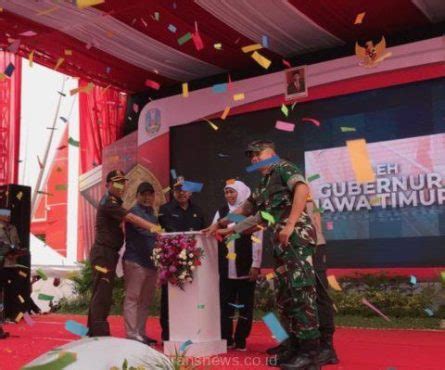 Gubernur Jatim Resmikan Pasar Baru Kertosono Nganjuk Transnews