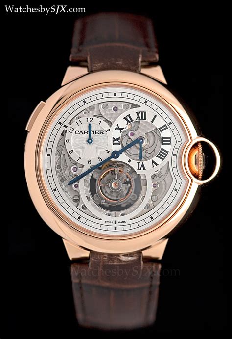 Watches By Sjx Sihh 2013 Ballon Bleu De Cartier Tourbillon Double