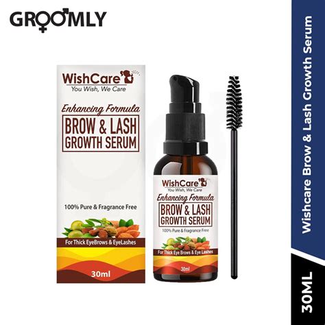 Wishcare Brow & Lash Growth Serum - EyeBrow & Eyelash Growth Oil Serum ...