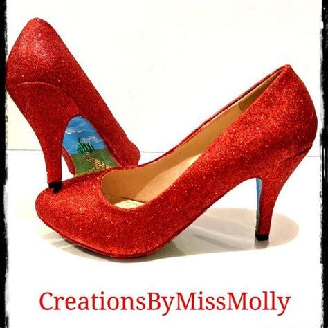 Dorothy Red Shoes Etsy Uk