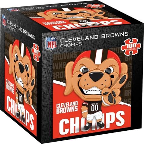 Masterpieces Officially Licensed Chomps - Cleveland Browns Mascot 100 ...