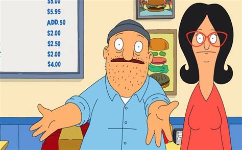 Teddy And Linda Teddy Is A Funny Bobs Burgers Character Bobs