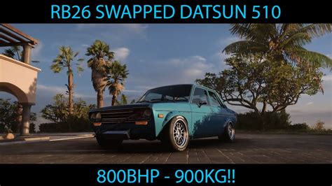 Crazy Kg Hp Rb Dett Swapped Datsun Build Video Forza