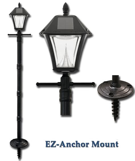 Baytown Ii Solar Lamp Post With Ez Anchor Base