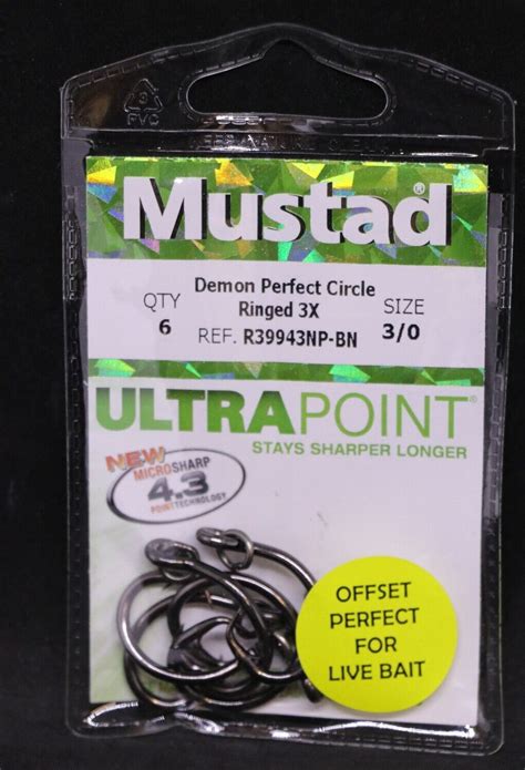 Mustad R Bln Ultra Point Size X Strong Ringed Circle