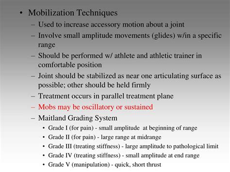 PPT - Joint Mobilization & Traction Techniques in Rehabilitation PowerPoint Presentation - ID ...