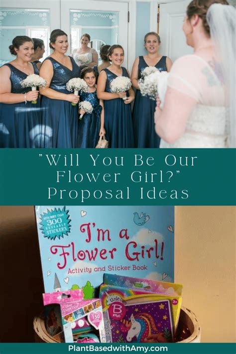 A Bunch Of Flower Girl Proposal Ideas Plant Based With Amy