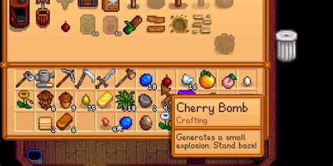 Stardew Valley: How to Make a Cherry Bomb