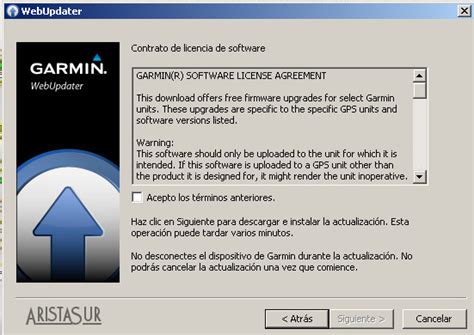 C Mo Actualizar El Firmware De Un Gps Garmin Aristasur