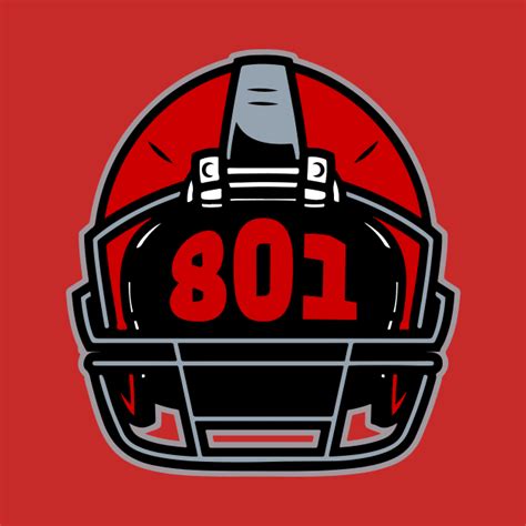 Retro Football Helmet 801 Area Code Salt Lake City Utah Football Utah