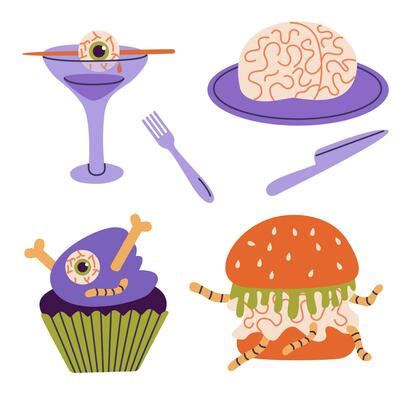 Scary Food Vector Art, Icons, and Graphics for Free Download